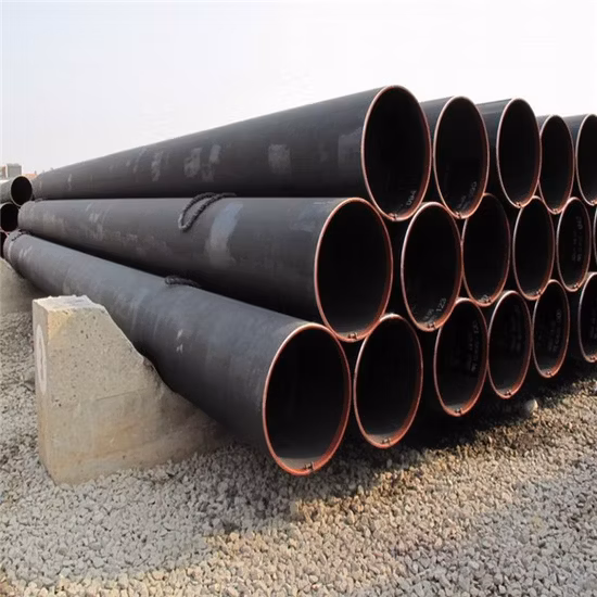 Tubi ASTM A106/A53/spirale/saldatura/senza giunture/zincato/inossidabile/nero/rotondo/quadrato in acciaio al carbonio Tubo di saldatura ERW Tubo SSAW Tubo APL